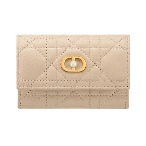 dior lambskin wallet|Dior Jolie Dahlia Wallet Powder Beige Cannage Lambskin .